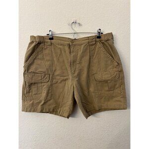 Savane tan hiking cargo shorts mens size 40